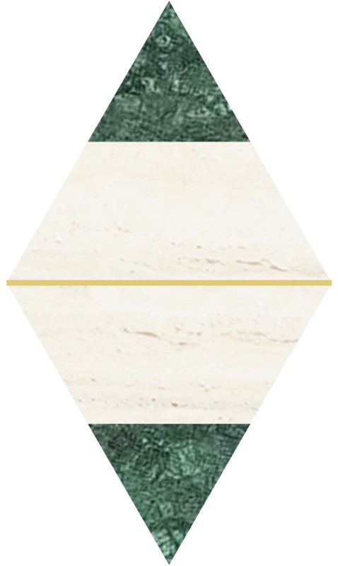 DIA1004M  - 象牙白+印度绿