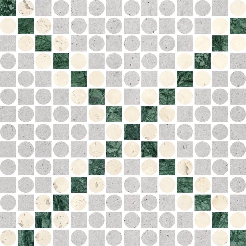 FYPT02B - 灰洞+象牙白+印度绿