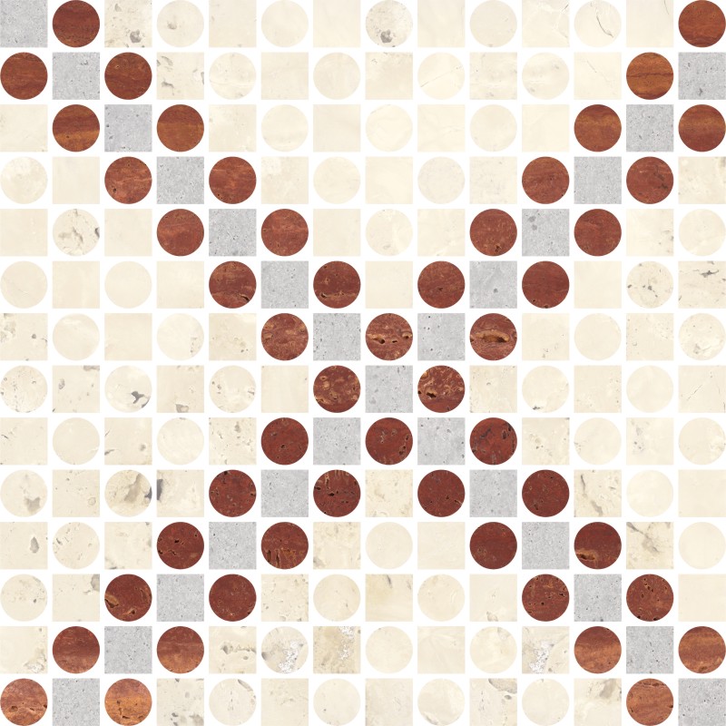 FYPT03B - 象牙白+灰洞+红洞