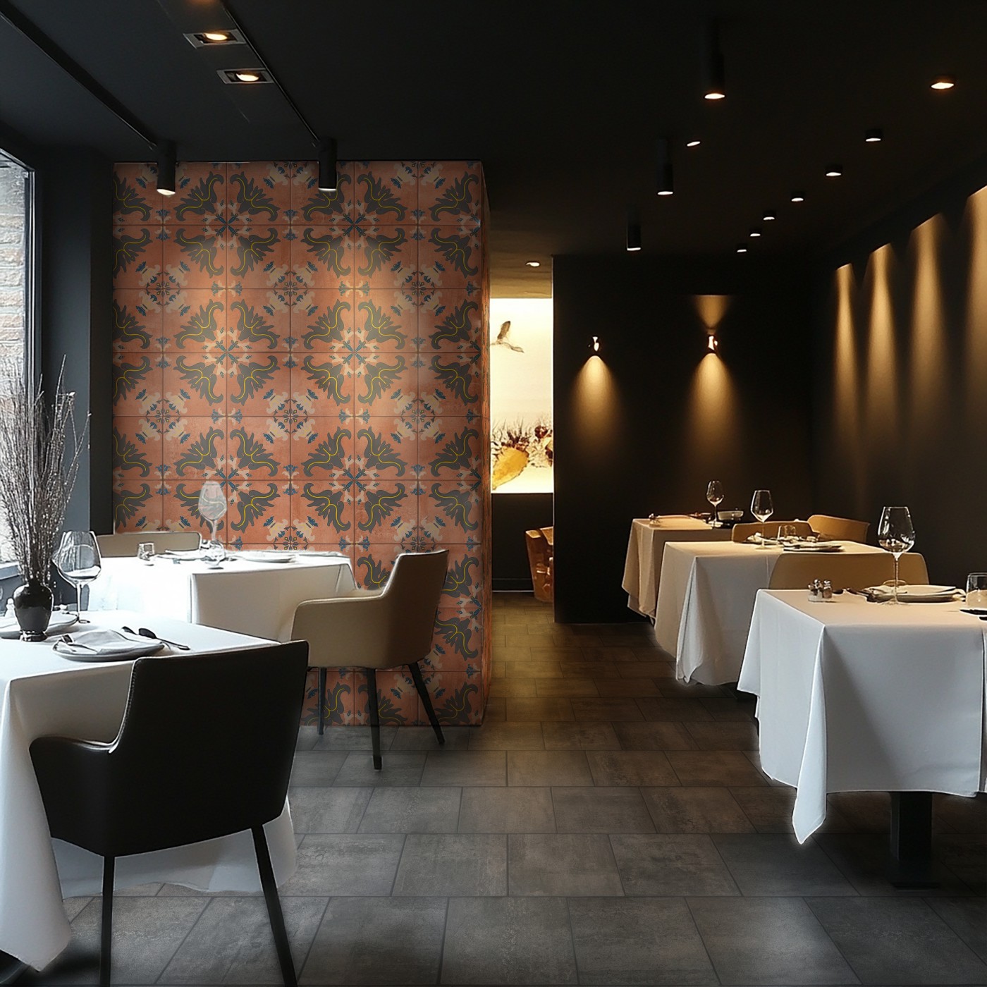 工装316黑色工字铺和摩卡花片