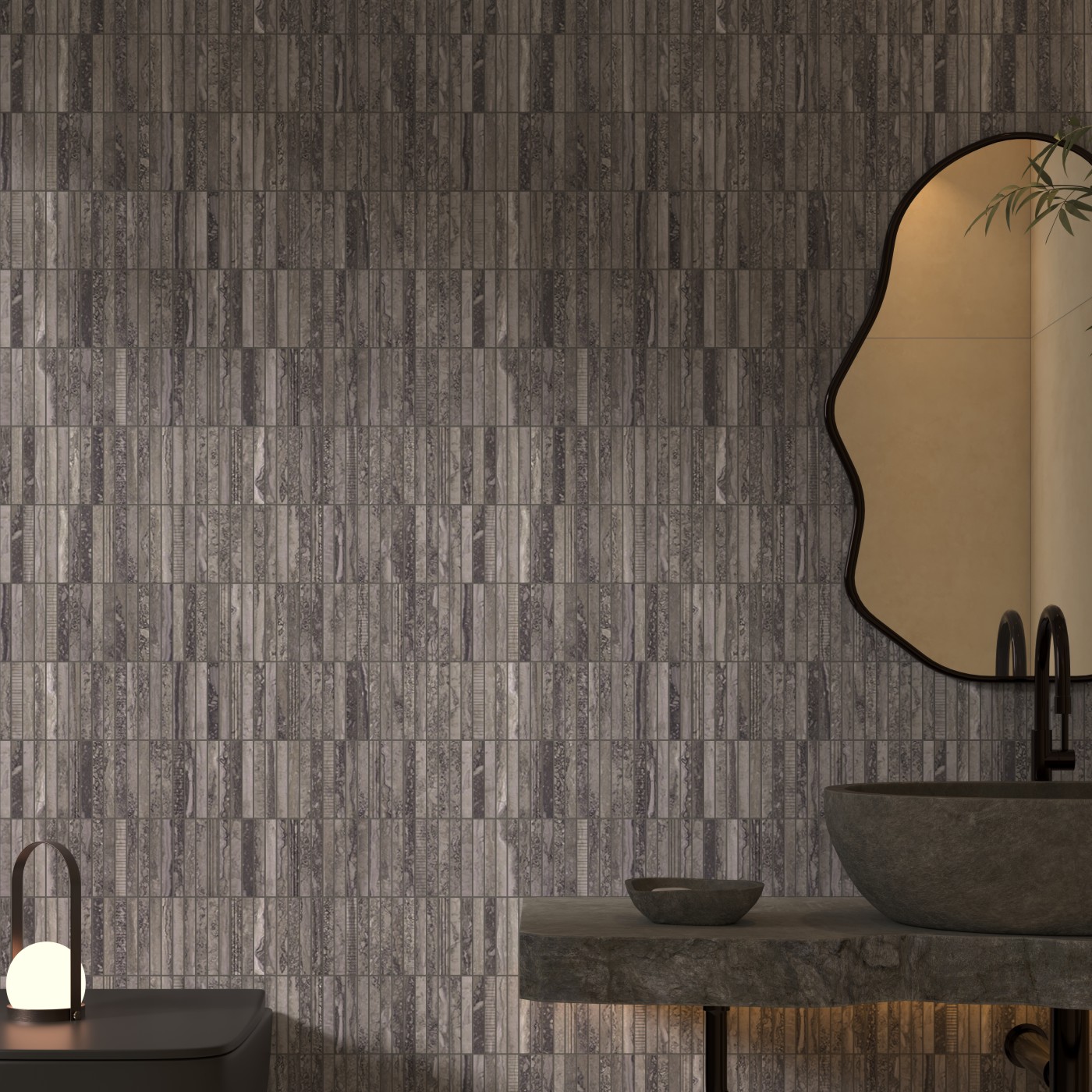 卫生间 LIN2406M+LIN2406B 银灰洞