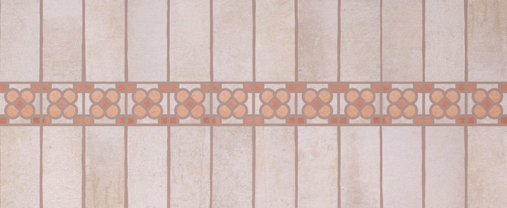 方形配件-海棠纹