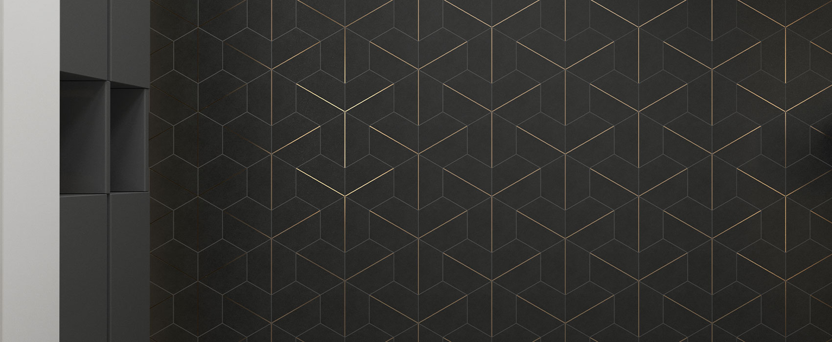 镶嵌线条六边形1#