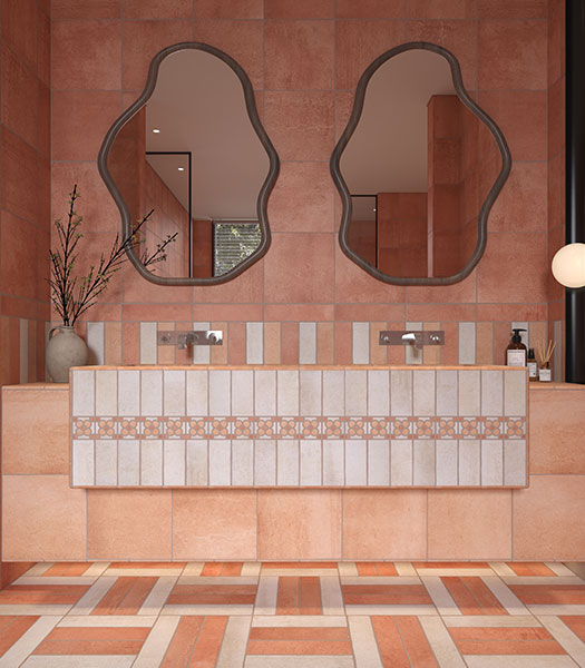 方形配件-海棠纹