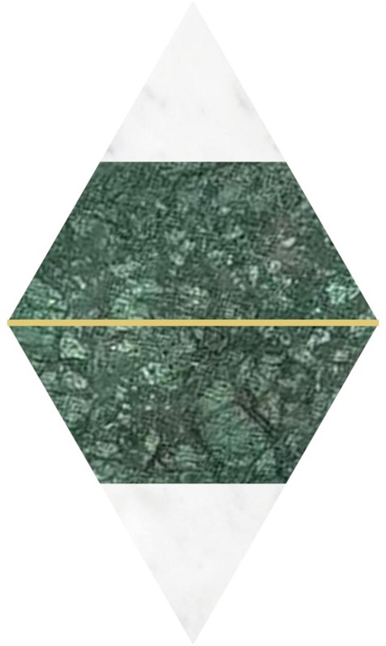 DIA1006M  - 印度绿+卡白