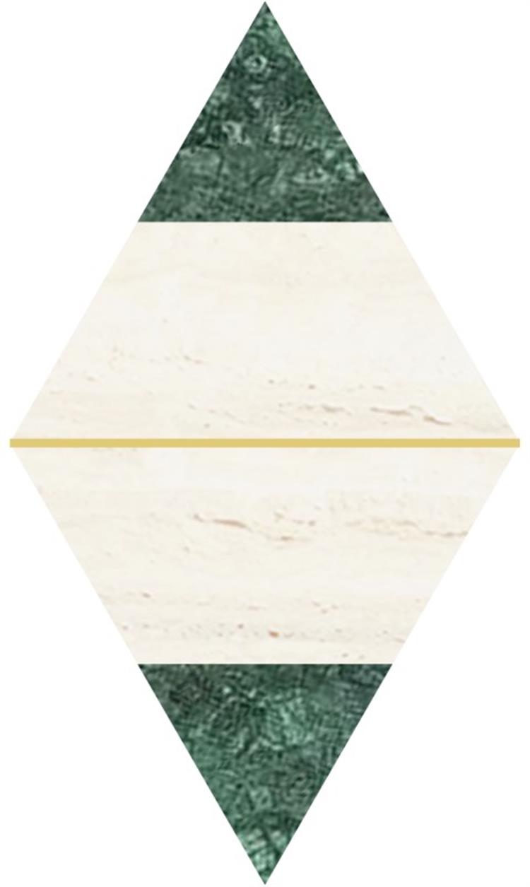 DIA1004M  - 象牙白+印度绿