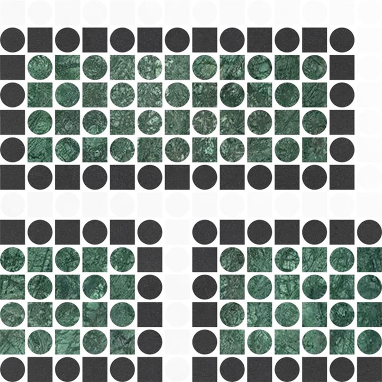 FYPT08-1B - 印度绿+水晶白+海南黑