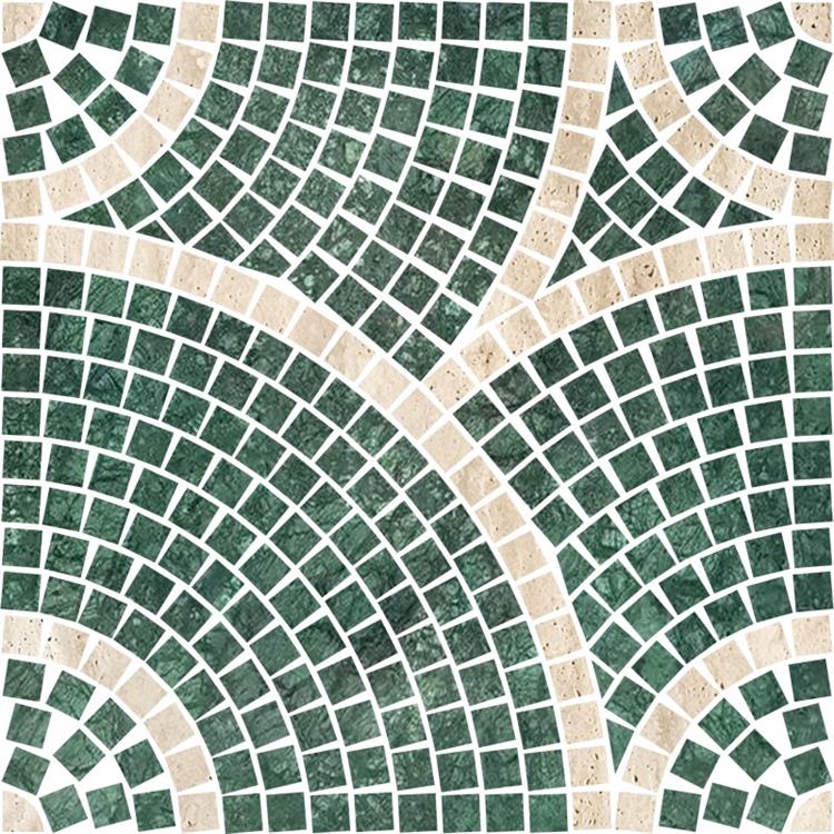 ATMB2404M - 印度绿+ 土耳其米黄