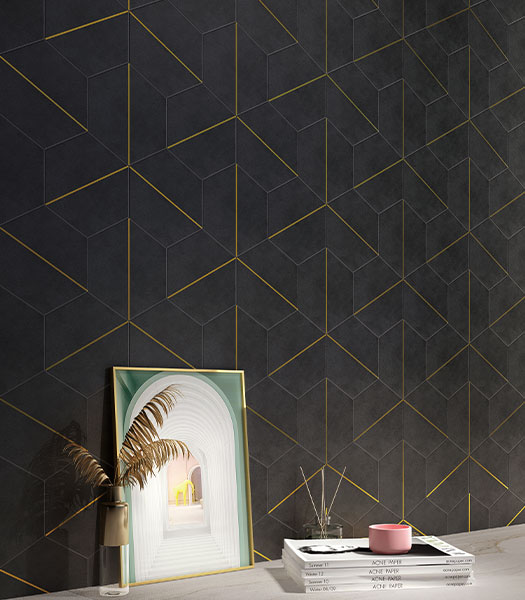 镶嵌线条六边形1#